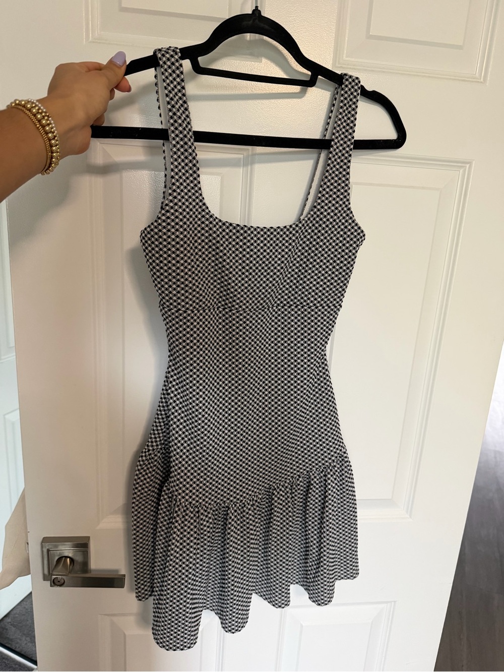 White Fox Boutique Black & White Mini Dress